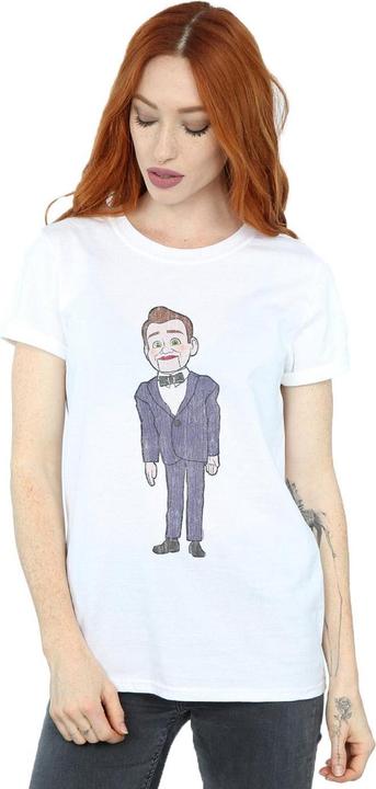 Actual product image Disney Womens/Ladies Toy Story 4 Benson Dummy Pose Cotton Boyfriend T-Shirt (XL)