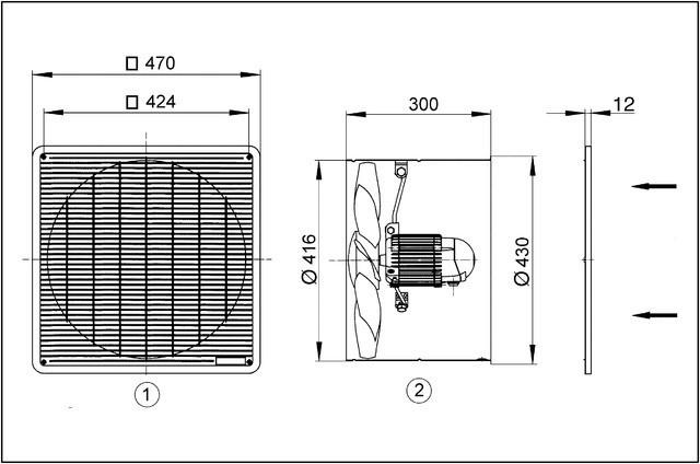 Image du produit Maico MAI EZF 40/6 B Ventilateur encastré dans le mur