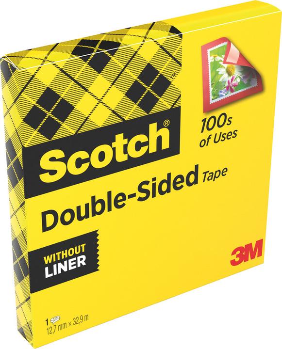 Image du produit Scotch Ruban adhésif double face 665 sans film de protection (12 mm)