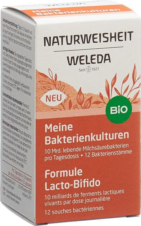 Actual product image Weleda Natural Wisdom Caps My Bacterial Cultures jar 40 pcs (40 Piece, Capsules, 122 g)