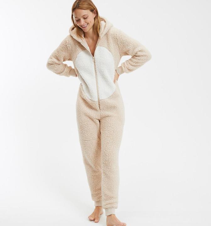 Produktbild So'home Kapuzenjumpsuit aus Sherpa-Fleece (38)
