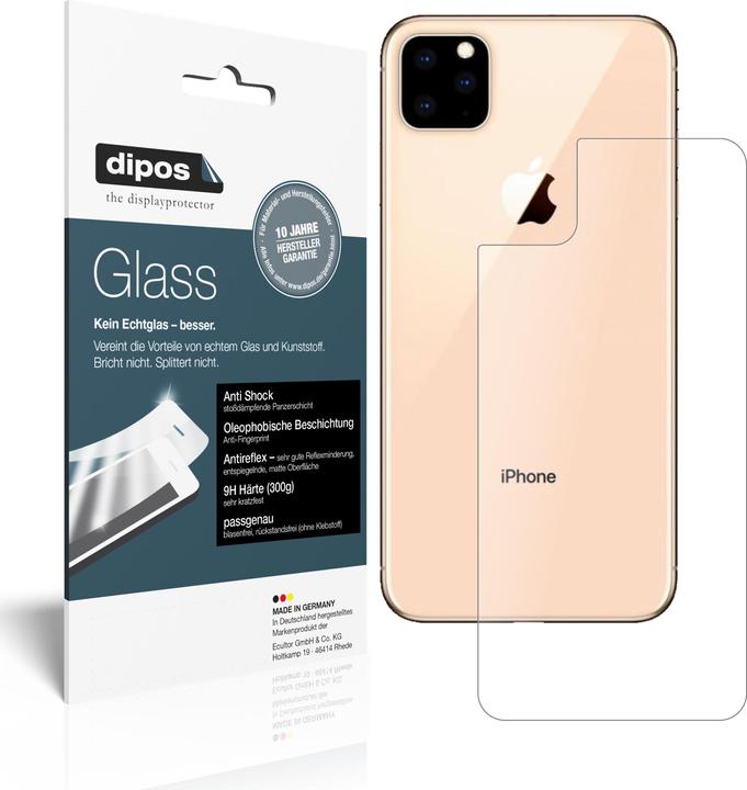 Dipos Displayschutz Anti-Shock (1 Stück, Apple iPhone 11 Pro)
