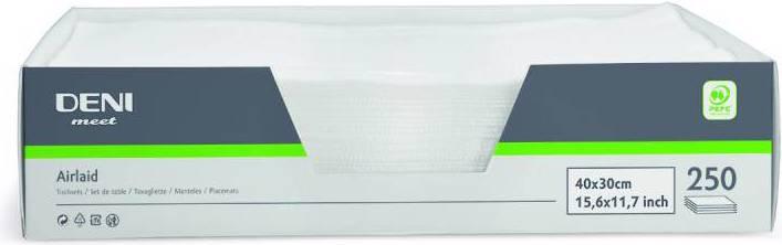 Produktbild Deni TableTop Tischset Airlaid (1000 x, 30 x 40 cm)