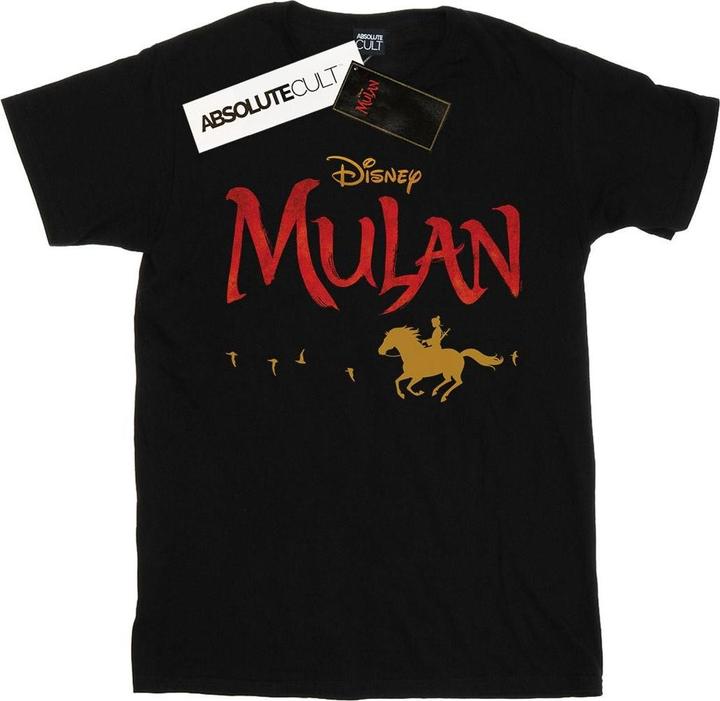 Actual product image Disney Mens Mulan Movie Logo T-Shirt (M)