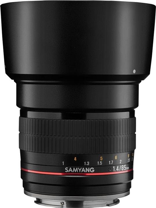 Actual product image Samyang MF 85mm F1.4 AS IF UMC Canon EF AE (Canon EF, full size, APS-C / DX)