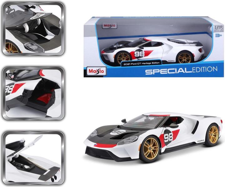 Actual product image Maisto Ford GT 2021 Heritage 1/18
