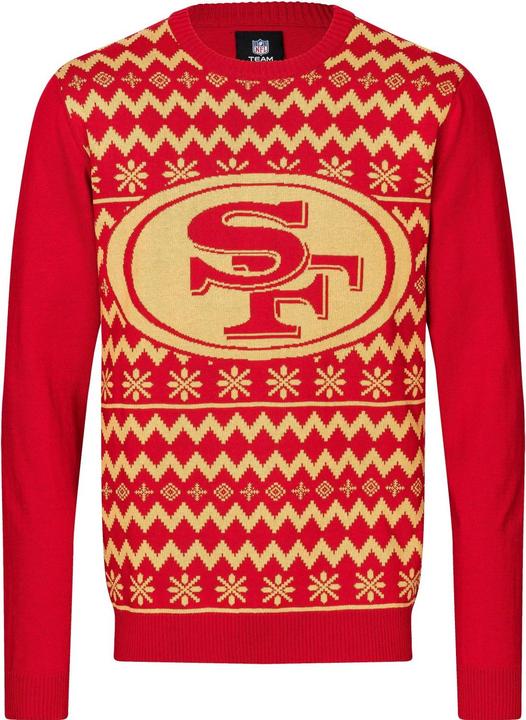 Foco NFL Winter Sweater Strick Pullover San Francisco 49ers - L (L)
