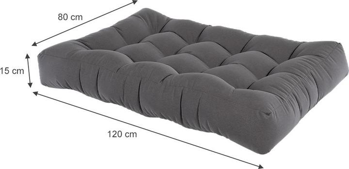 Actual product image Vicco Palettenkissen Flocken (120 x 80 x 15 cm)