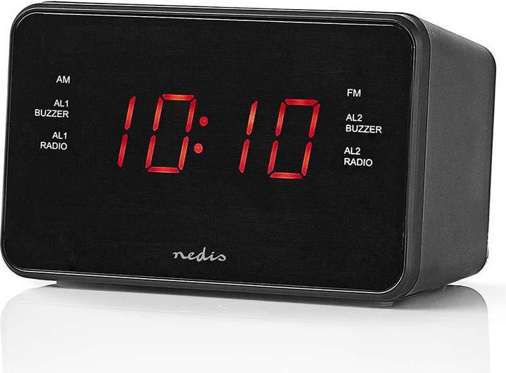 Actual product image Nedis Digital clock radio with LED display (0.9 inch) FM