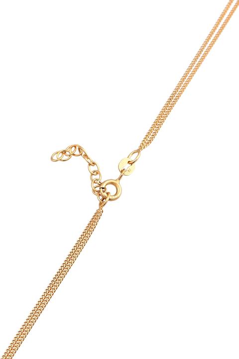 Image du produit Elli Collier Kids Layer cristal étoile demi-lune 925 argent (Argent sterling 925, Cristal de verre, 36 cm)