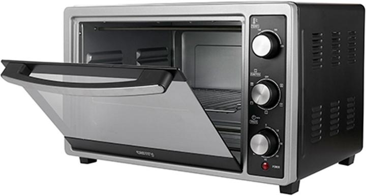 Produktbild Camry Elektrischer Backofen schwarz silber 35L