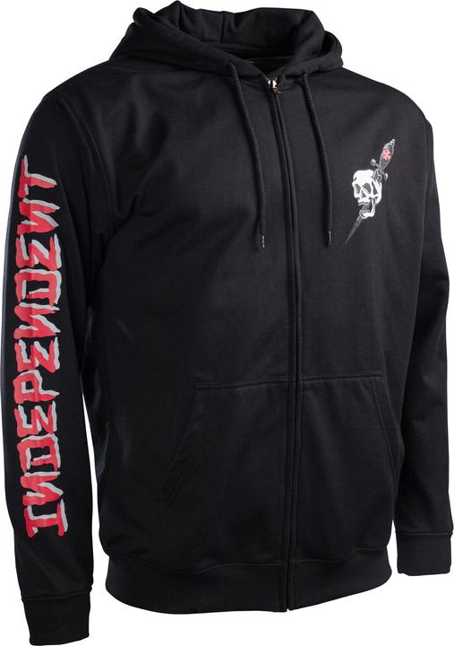 Actual product image Independent Dresses Skull Zip Hoody (S, M, L)