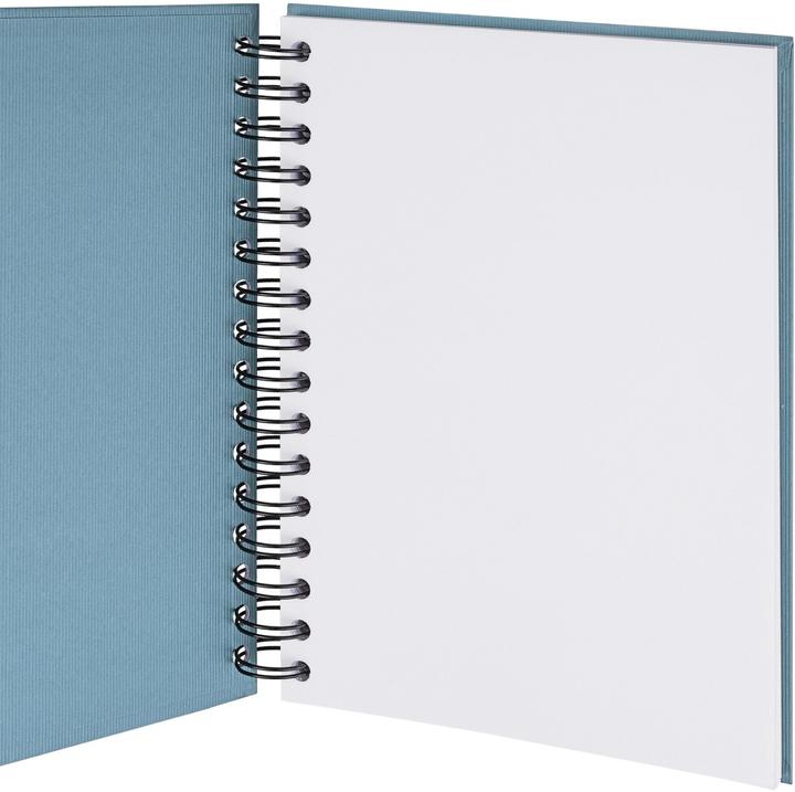 Produktbild Rössler Spiralnotizbuch Soho denim (A5, Blanko)
