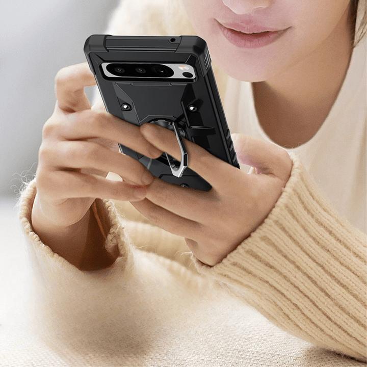 Produktbild Cover-Discount Google Pixel 8 Pro - Armor Case mit Kickstand schwarz (Google Pixel 8 Pro)