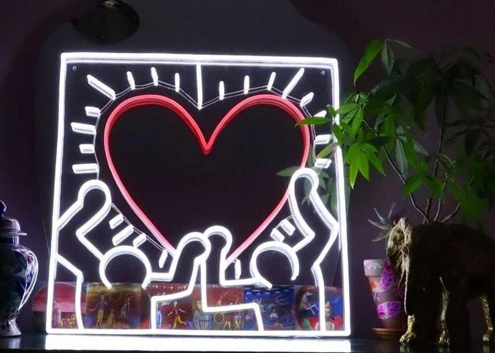 Image du produit YellowPop Keith Haring Coeur rayonnant (244 lm)