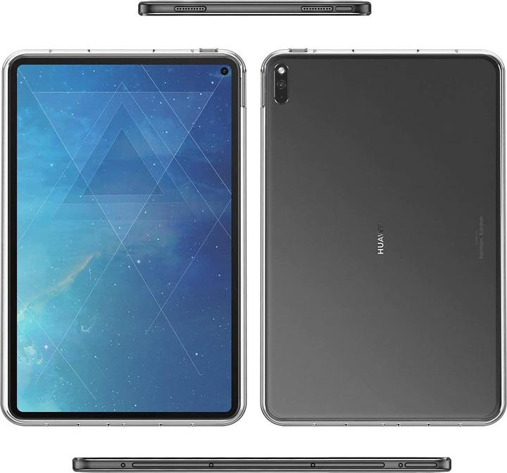 Produktbild Cazy Silikon Hülle Kompatibel mit Huawei MatePad 10.4 - Soft TPU Schutz - Transparant (Huawei MatePad 10.4)