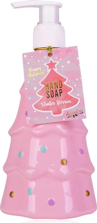 Produktbild Accentra Seifenspender mit Flüssigseife XMAS TREE in Weihnachtsbaum Design, Duft: Winter Berries (Flüssigseife, 300 ml)