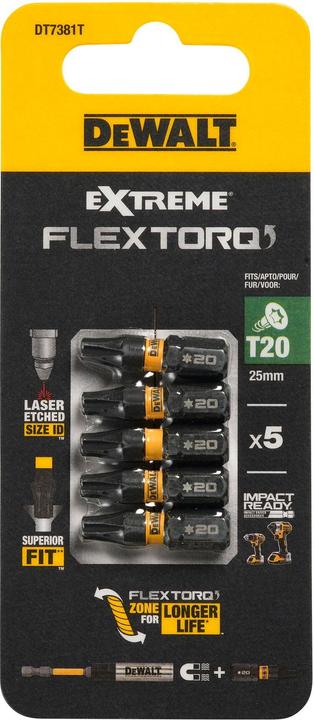 Image du produit DeWalt Embout de vissage (T20)