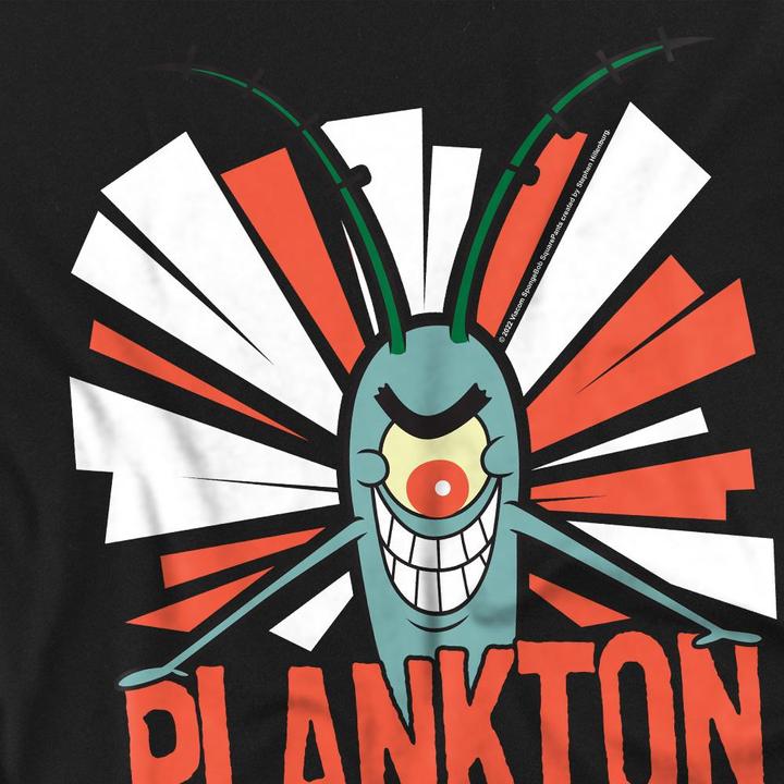 Immagine prodotto Spongebob Squarepants Maglietta Plankton Uomo (4XL)