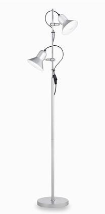 Actual product image Ideal lux POLLY floor lamp E27 double ⌀220mm silver 061115 (E27)