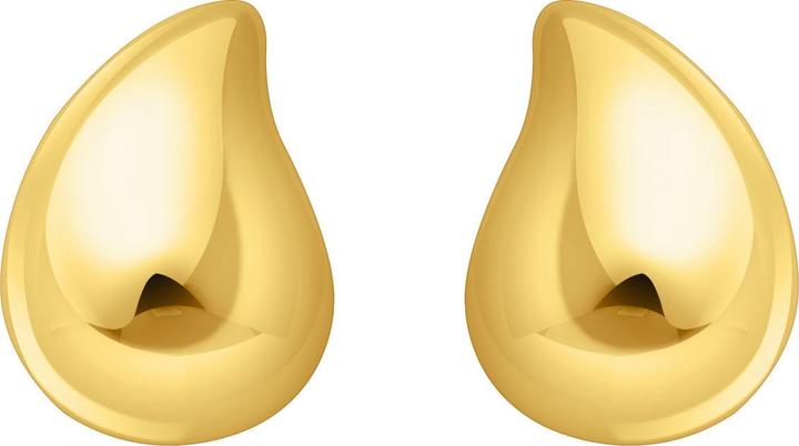 Actual product image Thomas Sabo Stud earrings in organic drop shape (925 silver)
