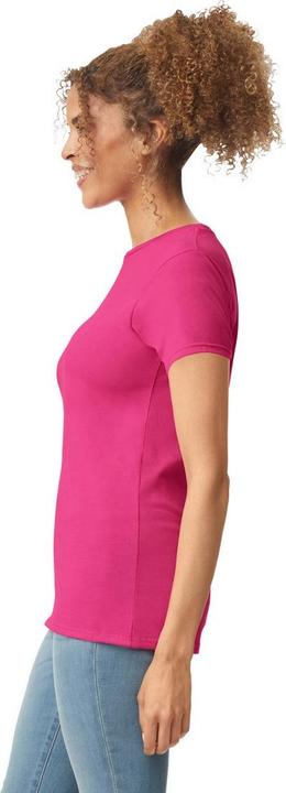 Actual product image Gildan Womens/Ladies Softstyle Plain Ringspun Cotton Fitted T-Shirt (32 D)