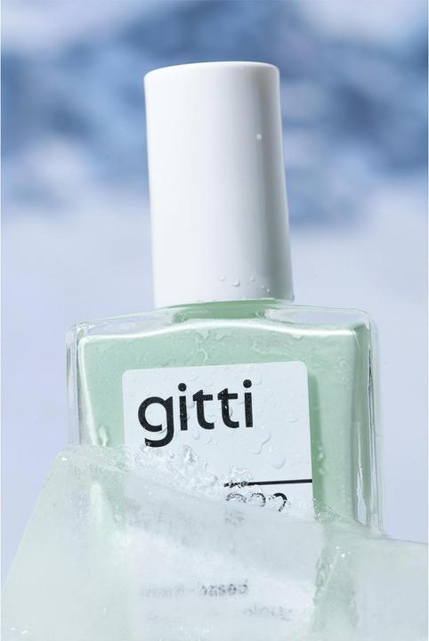 Actual product image Gitti no. 022 Nail Polish Frosty Mint (Frosty Mint, Colour paint)