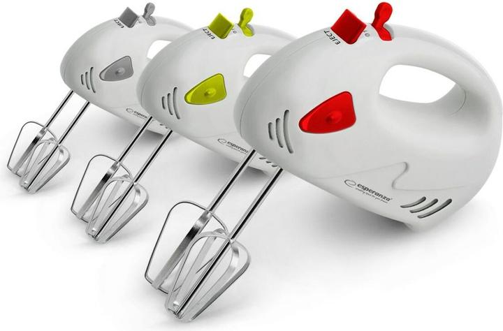 Image du produit Esperanza EKM007R Mixeur à main Rouge Blanc 150 W (150 W)