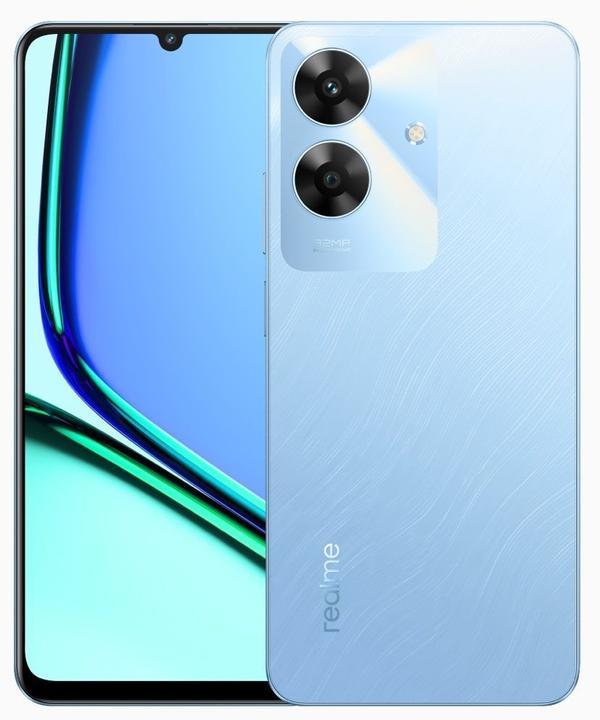 Produktbild realme Note 60 (128 GB, Voyage Blue, 6.74", Dual SIM, 32 Mpx, 4G)
