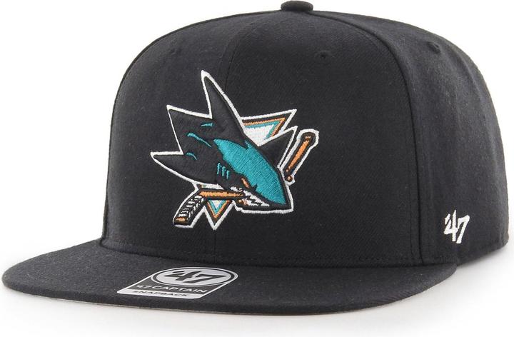 47 Brand Snapback Cap - Captain San Jose Sharks Schwarz (One Size)