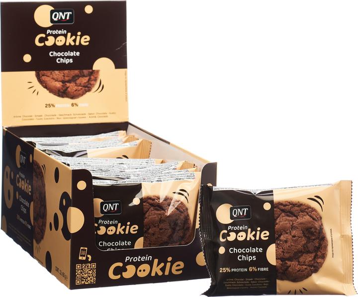Immagine prodotto QNT Biscotti proteici al cioccolato (Cioccolato, 12 pz., 60 g)