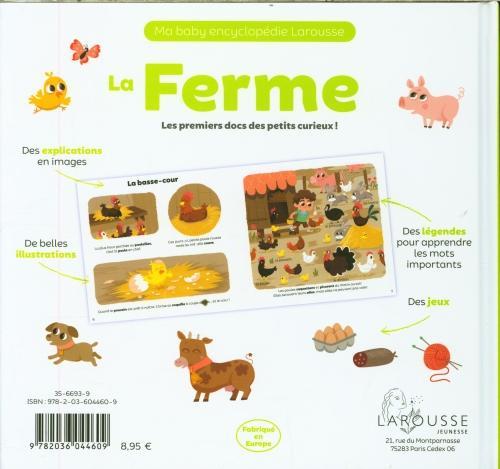 Actual product image Larousse jeunesse La ferme (Bécue Benjamin, Guidoux Valérie, French)