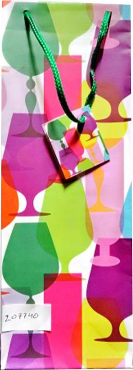 Produktbild Unique Party Flaschenbeutel Glas (Geschenkfolie, 1 x)