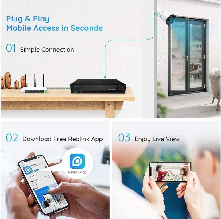 Actual product image Reolink RLK8-410B4-A (3840 x 2160 pixels)