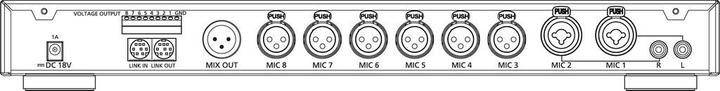 Produktbild JTS CS-8 Mikrofon-Mixer (Studio- und Livemixer)