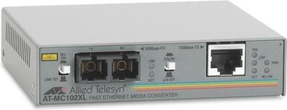 Produktbild Allied Telesis Allied Telesyn AT-MC102XL, 100TX to 100FX (SC) (Media Konverter)