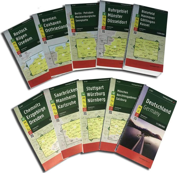 Immagine prodotto Germania, Carta stradale 1:200.000, 2024/2025, freytag & berndt