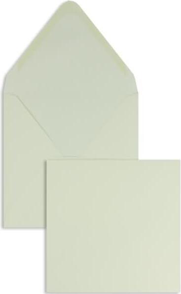 Produktbild Blanke Briefumschläge 140x140mm 120g/qm gummiert VE=100 Stück eierschale (100 x)