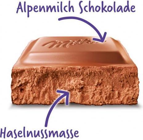 Actual product image Milka Mmmax Chocolate Bar Noisette (270 g)