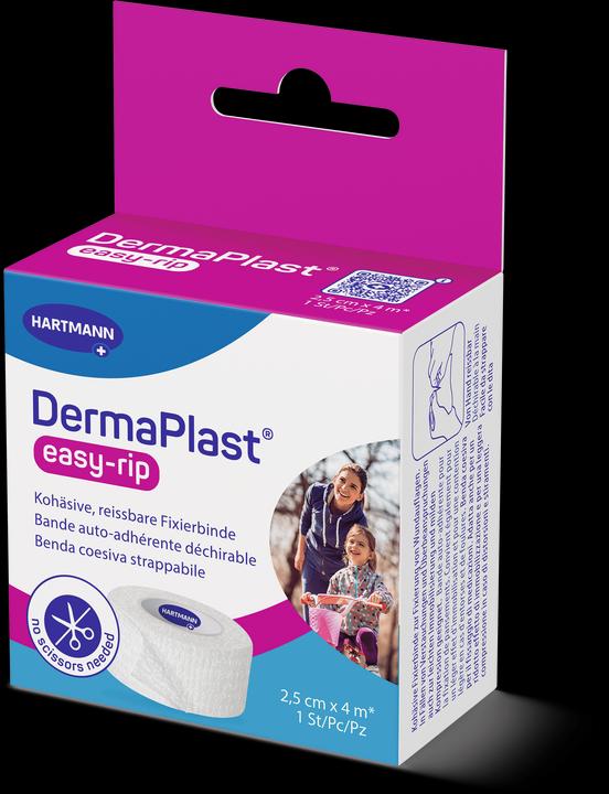 DermaPlast easy-rip, kohäsive, reissbare Fixierbinde
