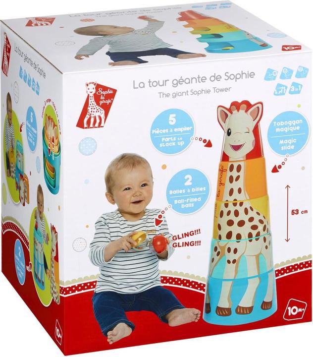 Actual product image Vulli Sophie la girafe giant tower