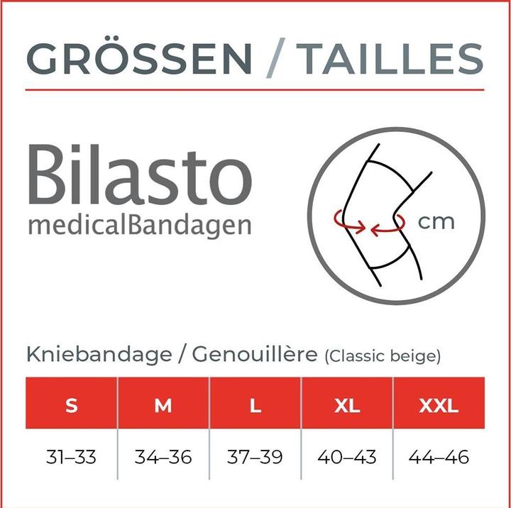 Produktbild Bilasto Uno Kniebandage L beige (L)