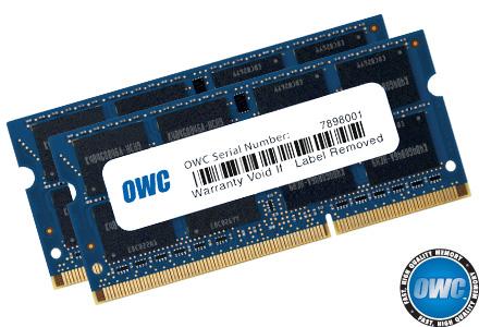 Produktbild OWC 1600DDR3S16P (2 x 8GB, 1600 MHz, DDR3L-RAM, SO-DIMM)