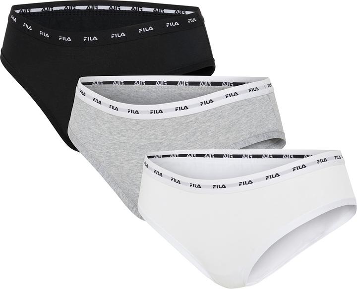FILA Woman String Elastic With Logo Pack Of 3 Pieces In (S, 3er Pack)