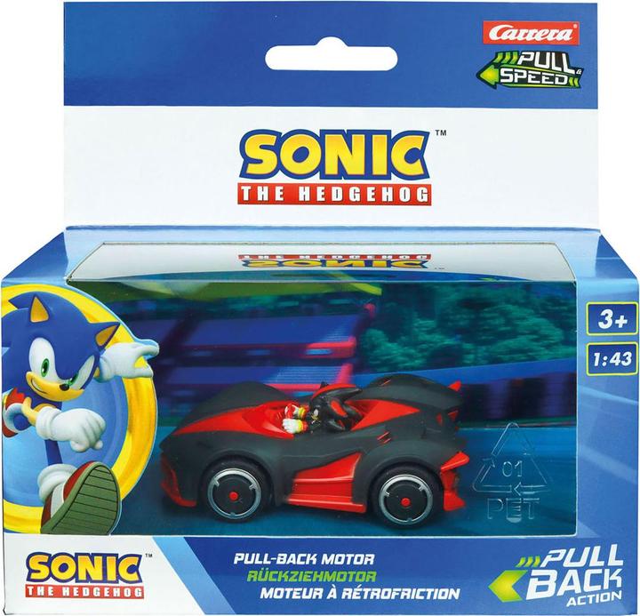 Actual product image Carrera Pull back car Team Sonic Racing - Shadow Dark Reaper