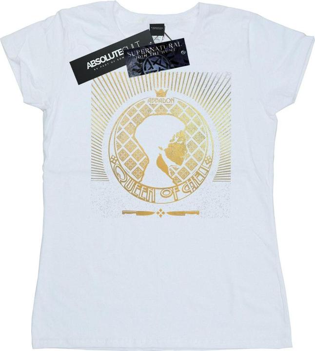 Actual product image Supernatural Womens/Ladies Abbadon Crest Cotton T-Shirt (XL)