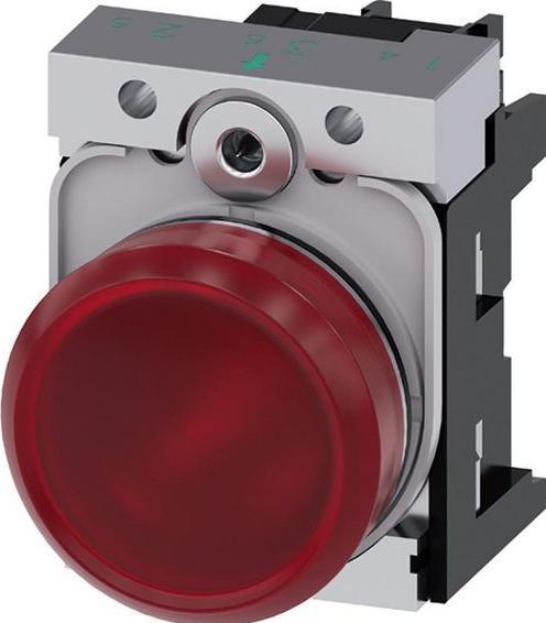 Produktbild Siemens Indicator light, 22mm, red