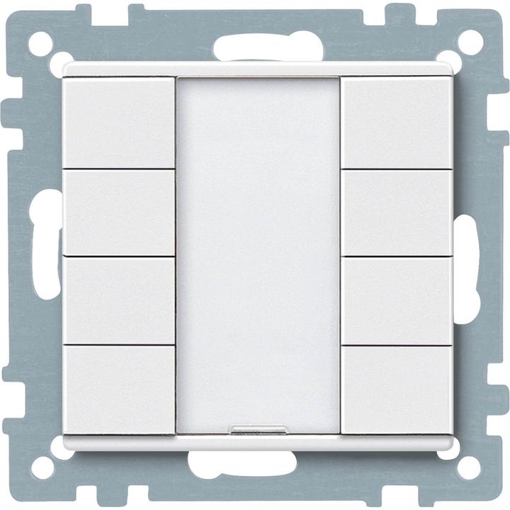 Produktbild Merten Taster 4fach plus, polarweiss, System M 627819