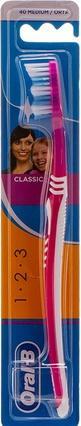 Actual product image MGA Oral B - 1-2-3 Classic Medium Toothbrush - Toothbrush (1 x)