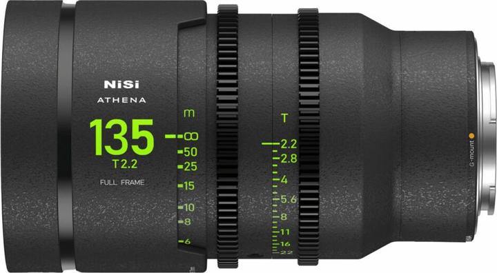 Image du produit Nisi 135mm ATHENA PRIME Full Frame Cinema Lens T2.2 (G Mount | No Drop In Filter) (Monture C)